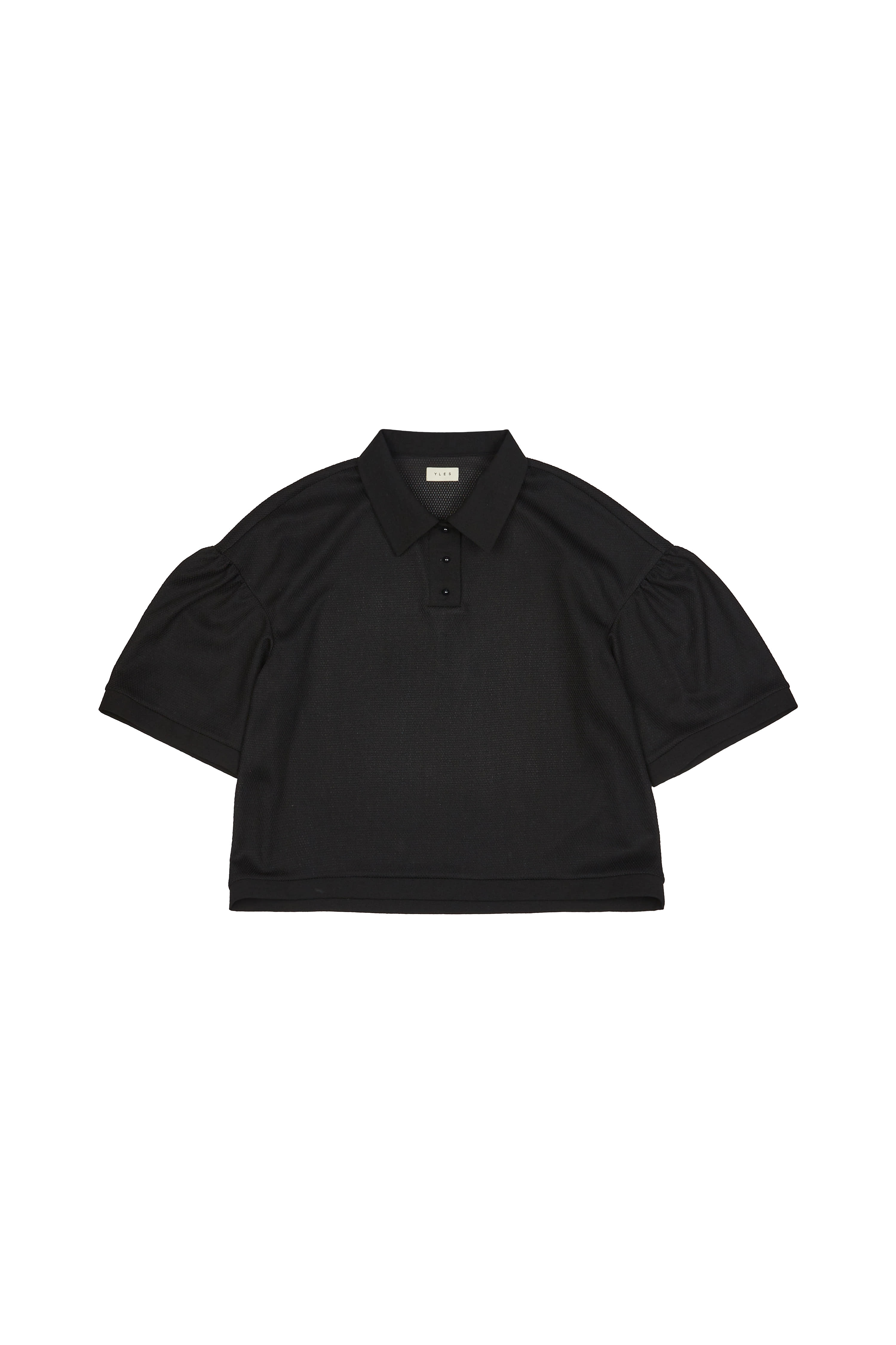 Daisy Polo Shirts (Black)
